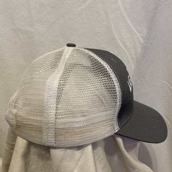 LG V30 T Mobile Promotional Advertiser Ball Cap Trucker Hat Gray W/ White Mesh - Picture 7 of 10